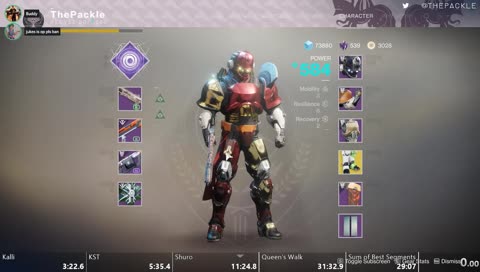 Destiny 2 Raid Speedruns | !2019 !Calithon