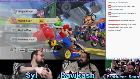 Mario Kart 8 with Syl and Ravikash, Live from Action Show Studios in Atlanta, GA!