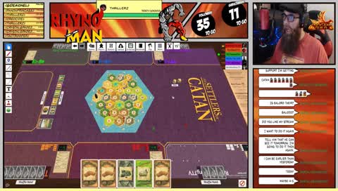 [ENG/PC] 115lbs lost!! Settlers of Catan 6 man!