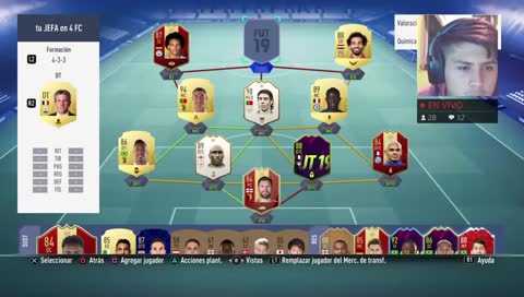 NUEVA PLANTILLA!!+ JUGANDO CON SUBSCRIPTORES- FIFA 19 CHILE