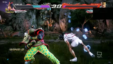 철권7 주둥이로 딜한다