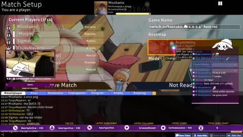 maybe some multi later? c; ☁ feel free to request beatmaps ^^ !discord !dance