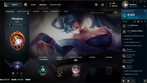NA Season 9 Ranked on Alt (smurf)