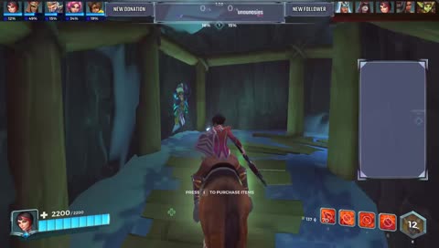 Paladins game play only NO audio.