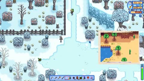 ๐ด Modded Stardew - Two Writers eat (pixelated) fruit