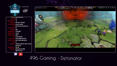 496 Gaming vs Detonator | ESL One Mumbai | Caster ối