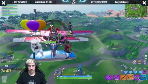 Théo Griezmann / Fortnite / Avec la zone