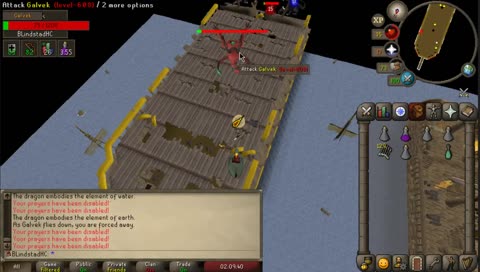 HCIM TRIES TO KILL SCARY DRAGON OSRS
