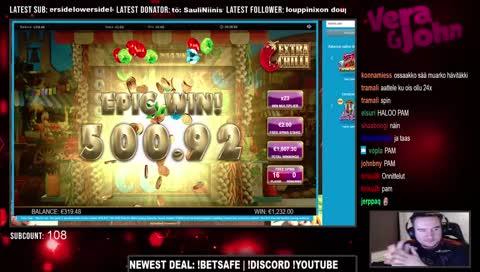 Ripping? Kappa@ Verajohn | !verajohn for 3x 100% nosticky bonuses!