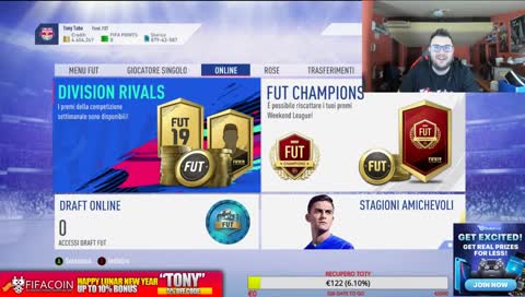 I MIEI PREMI WEEK END LEAGUE + DIVISION RIVALS [SPONSOR LIVE DRAKEMALL]