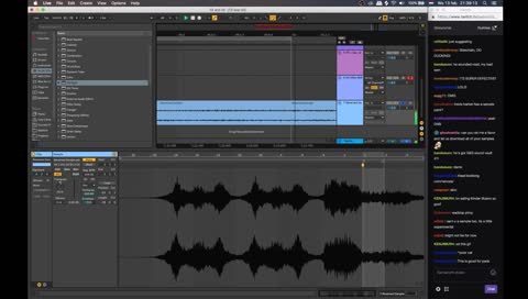 ABLETON mixing a frends trac lol 