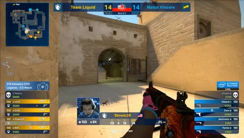 LIVE: Na'Vi vs. Liquid [Mirage] Map 1 Swiss Ro3 - Legends Stage - IEM Katowice 2019