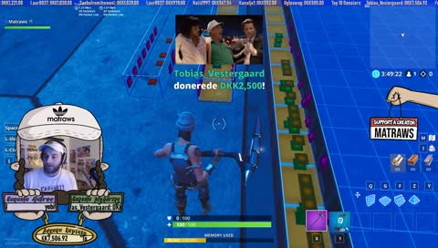 En lille donation på 2500 Standart!