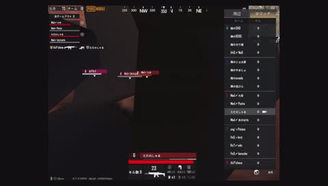 PUBGmobile
TONARI Gaming 主催/実況者（小鳥遊/亀田）