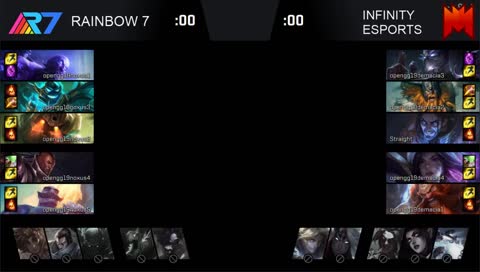 SHOW MATCH - RAINBOW 7 VS INFINITY ESPORTS
