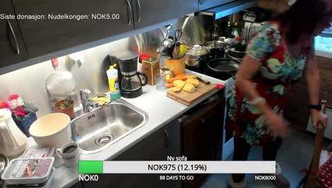 Da er det tid for ei lita matstream :)