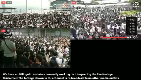 2019 Hong Kong anti-extradition bill protest live