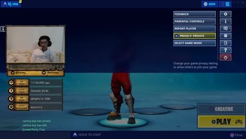 Fortnite ll كريتيف يشتكي الييوم  ll Code: Ajnby