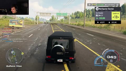 Poke starts up NfS for the first time