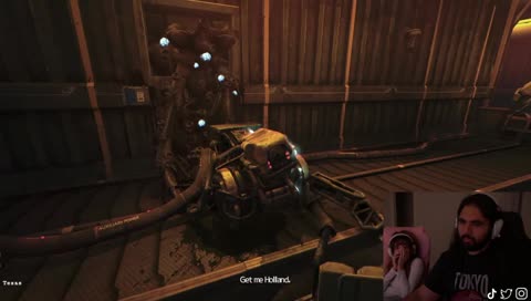 Esfand staring his victim in the eyes