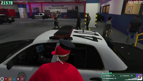 Mike Block plays musical cop cars at MRPD [WAYTOODANK]