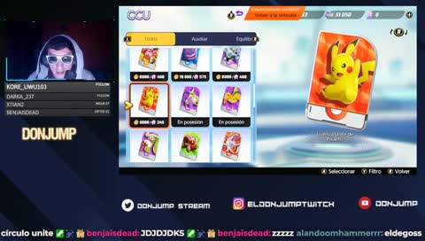 donjump se volvio main pikachu y se volvio sutro