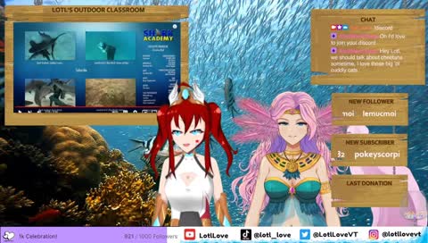 LOTL KISSES A SHARK!