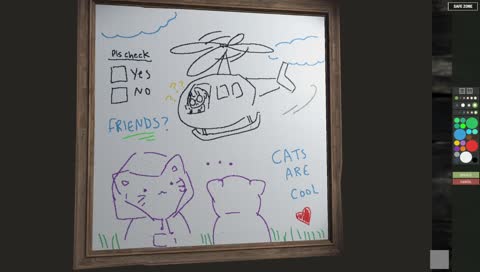 Lily's apology to the cats