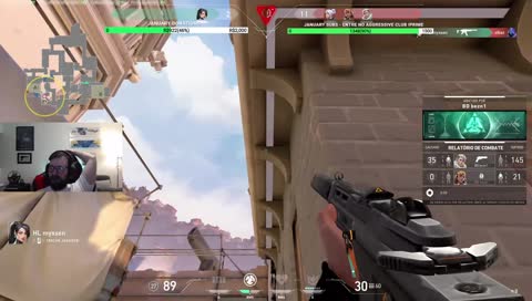Sage jogando arma