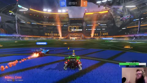 Playing Rocket League, instructions were unclear