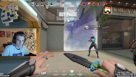 xQc mocking himself