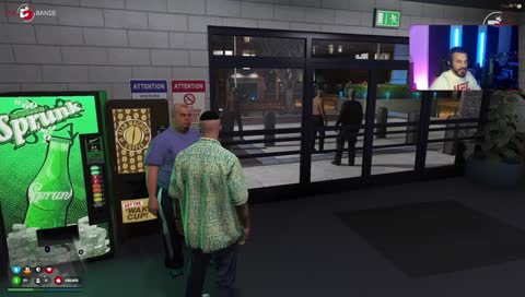 Schlägerei vor dem PD