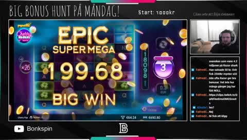 A nice X2327,2 hit on Cherry pop