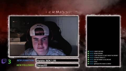 When your mom walks in on first stream