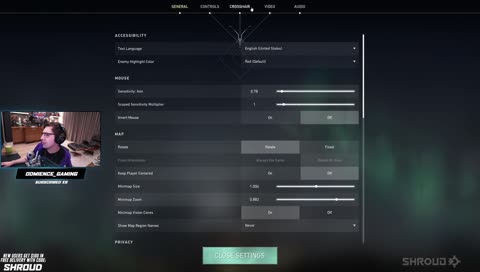 shroud valorant crosshair