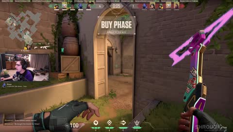 shroud goes crazy at valorant