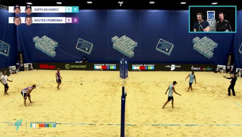 04-02-21 - Statement Penninga beim Einschlagen - Doppler/Horst vs. Bouter/Penninga - #SMS