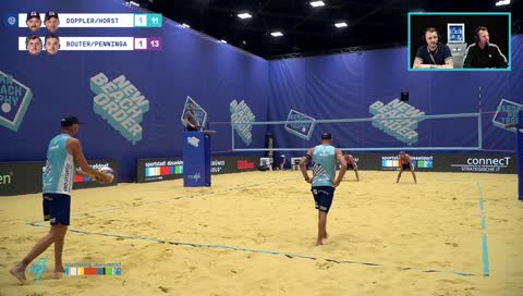 04-02-21 - Wat'n smoothes Handgelenk, schön ins Eck - Doppler/Horst vs. Bouter/Penninga - #SMS