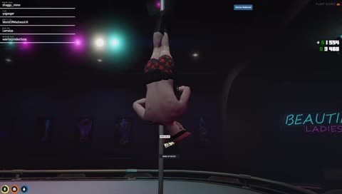 Reed pole dance hot mic