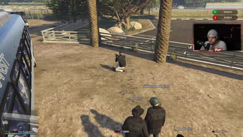 Scopez Aimlock auf den Typen außerhalb der Arena