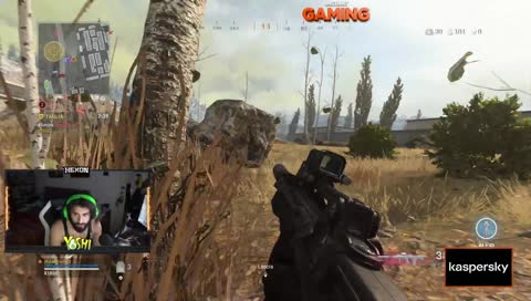 Lo streamer prova la sniperata e gode