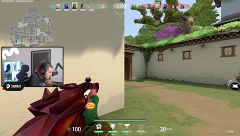 si lo pones en camara lenta es aimbot