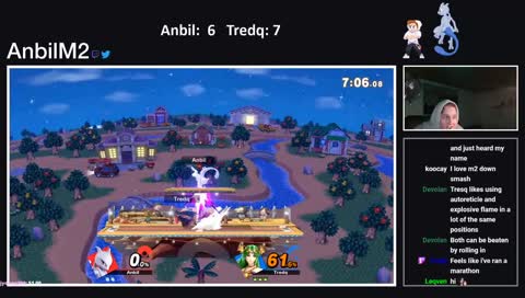 :^)