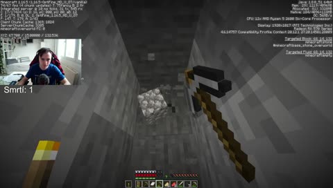 Vozík zoufalství v lávě