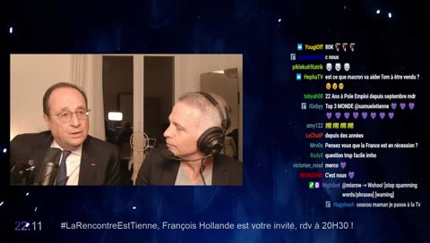 François qui lâche les termes