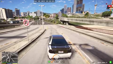 有車擋到?飛過去就對了