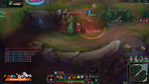 slight tilt