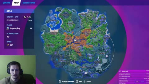 Hupka a kűr küzepén áll