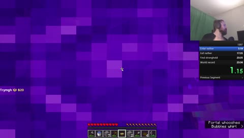 Forsen nether sub 3 seconds