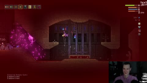 Penetrating Steve with rocks